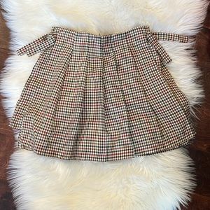 Zara Plaid Skort